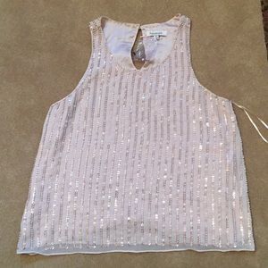 Francesca’s sequin tank top